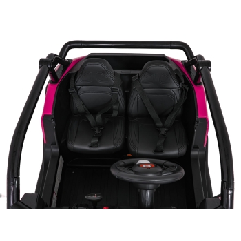 Pojazd Elektryczny RACING Road 2000 4x120W – Różowy JL218.ROZ